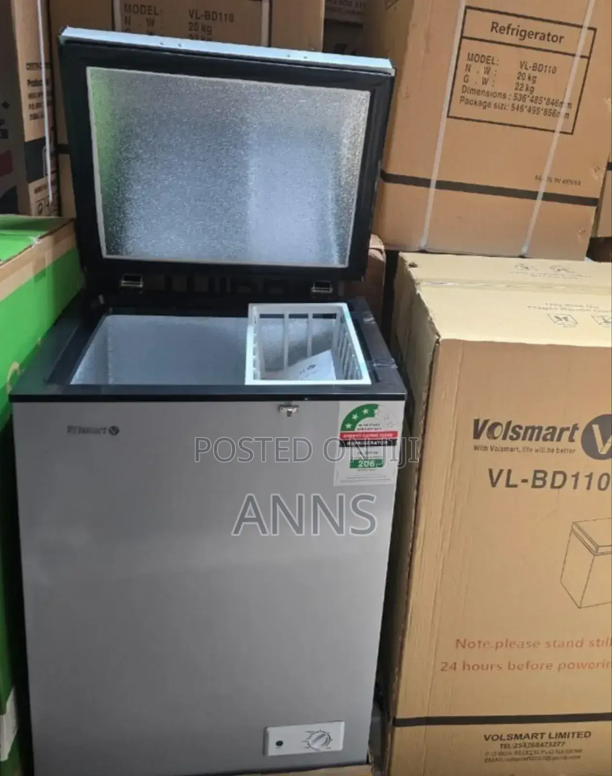 VL-BD110 Volsmart 110litres Powerful Freezer