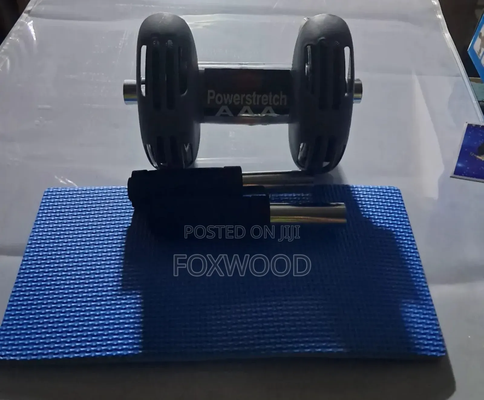 Power Stretch AB Roller With Mat Ab Exercise