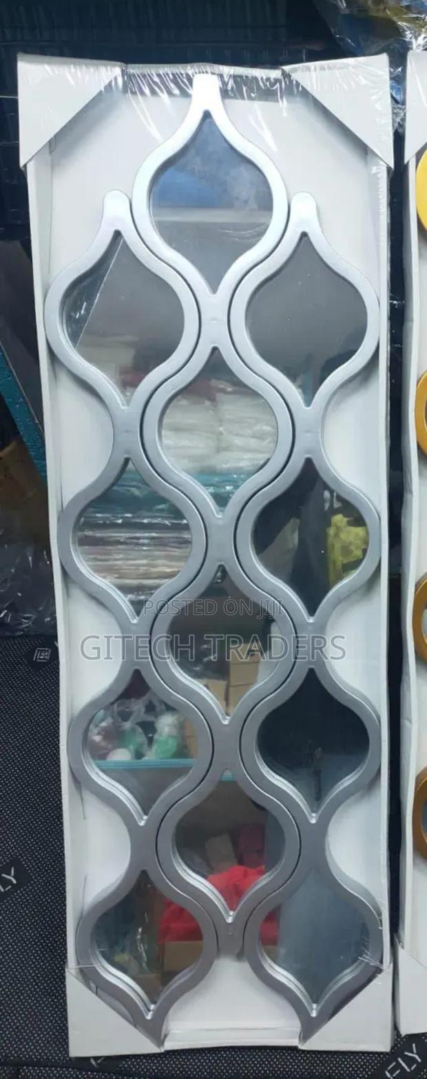 *3 in 1 Wavy Decor Mirrors.Available in Silver
