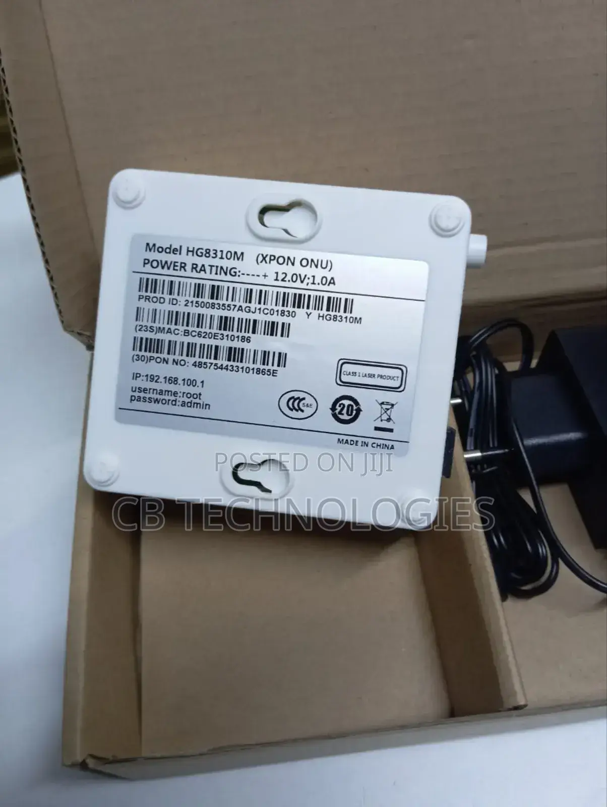 Xpon Bridge Onu Sc/Upc Fiber Port 1g