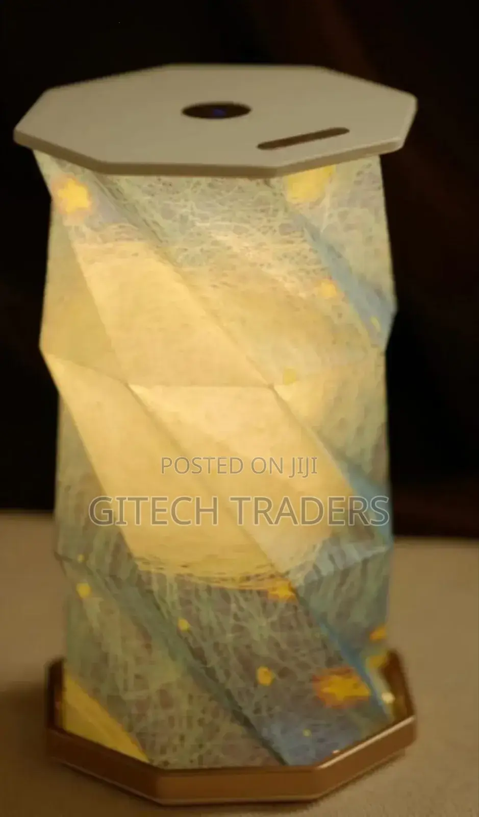 * Rotating Foldable Lamp Decor