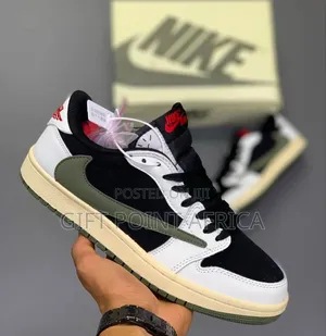 Jordan 1 Olive Green Unisex Sneakers