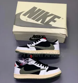 Jordan 1 Olive Green Unisex Sneakers