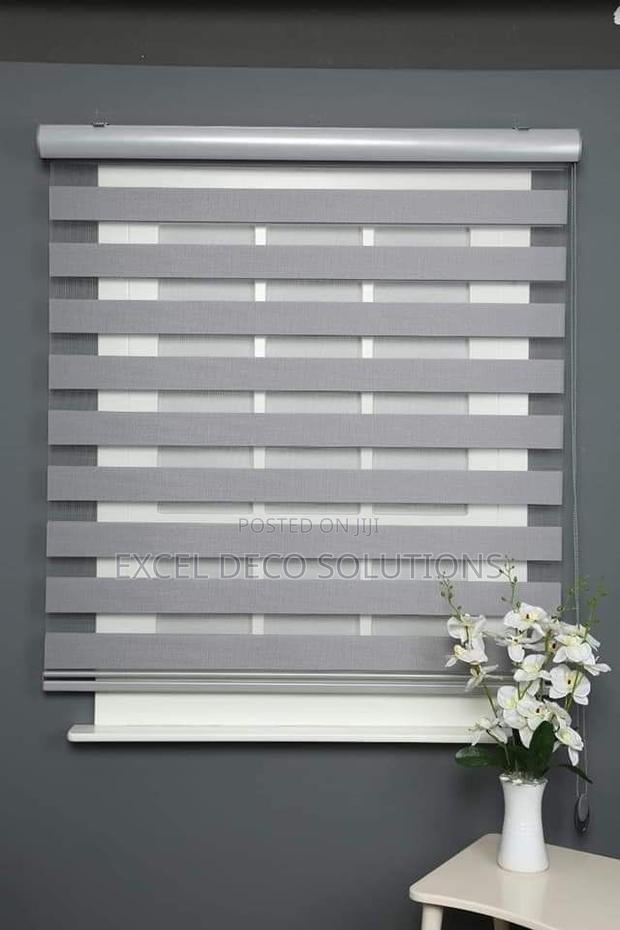 Instant Window Transformation, Zebra Roller Blinds