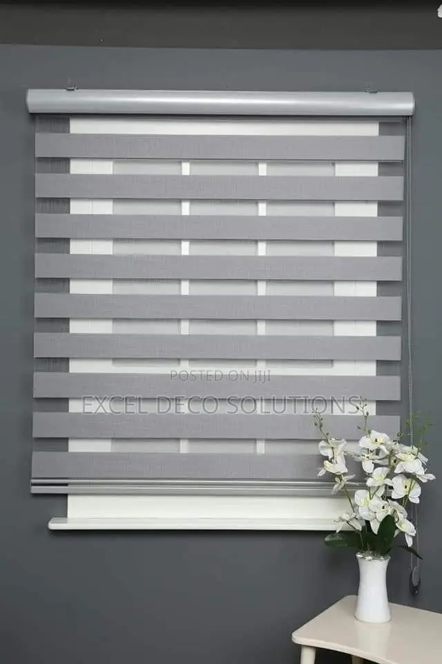Instant Window Transformation, Zebra Roller Blinds