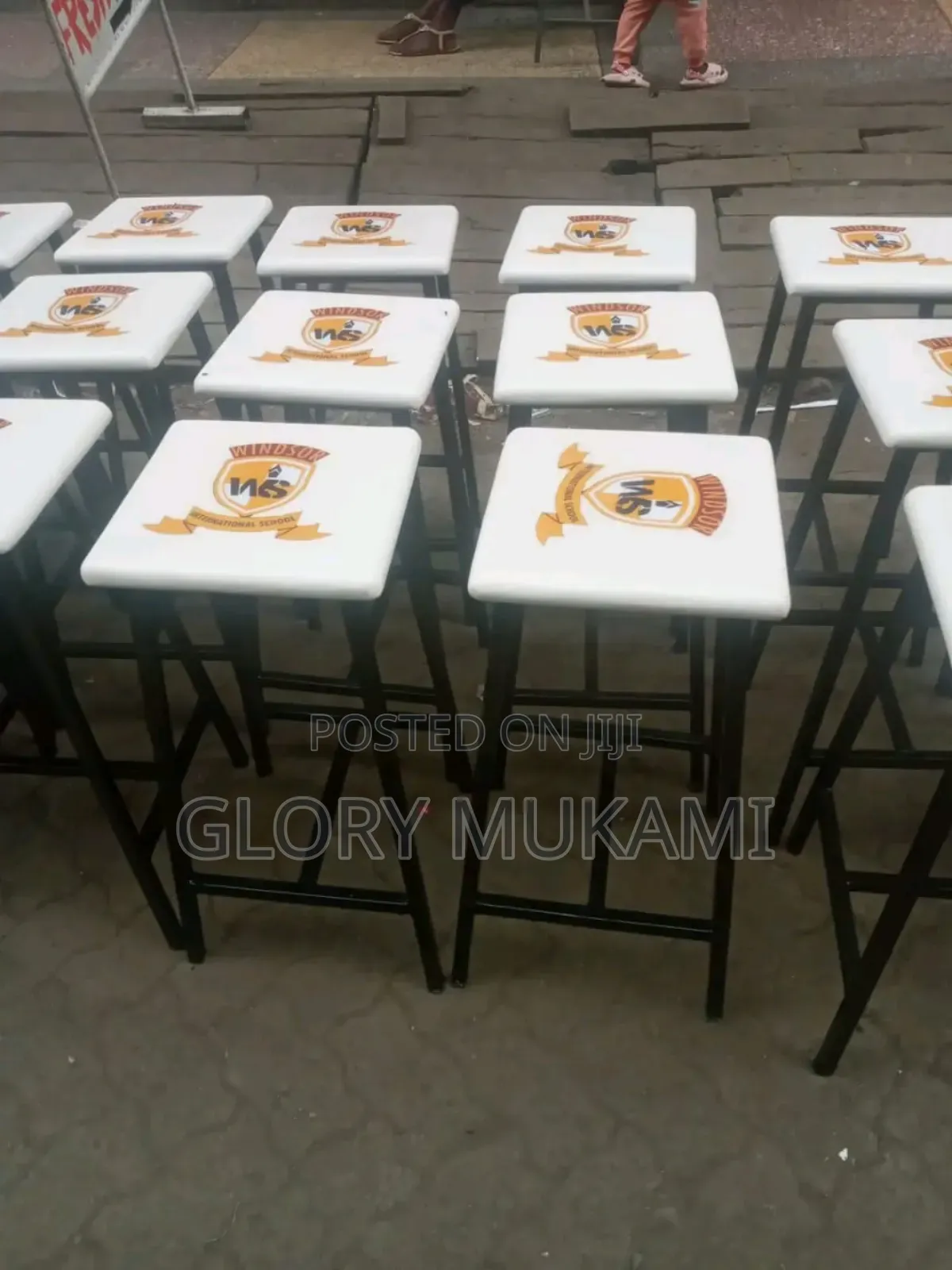 White Printed Marble Laboratory Tables