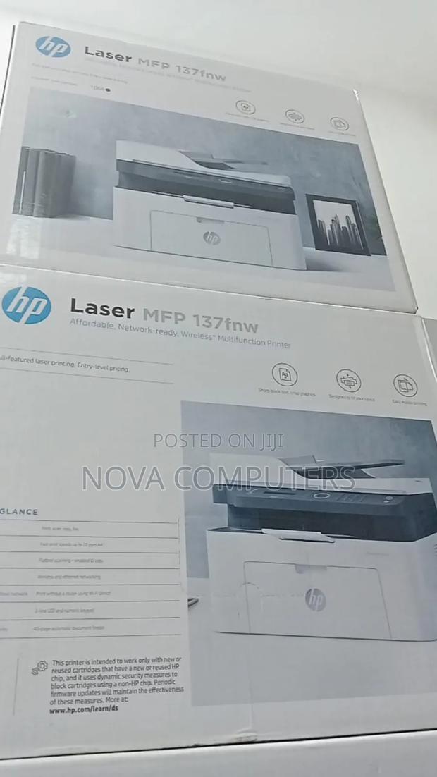 Wireless Printer HP Laser MFP 137fnw - main view