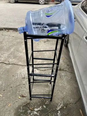 4 Water Bottle Metallic Rack