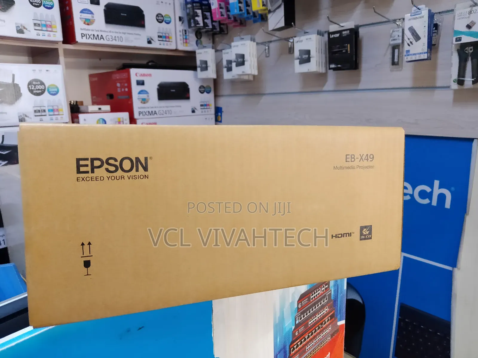 Epson Eb-X49 Xga 3lcd 3600 Lumens Projector
