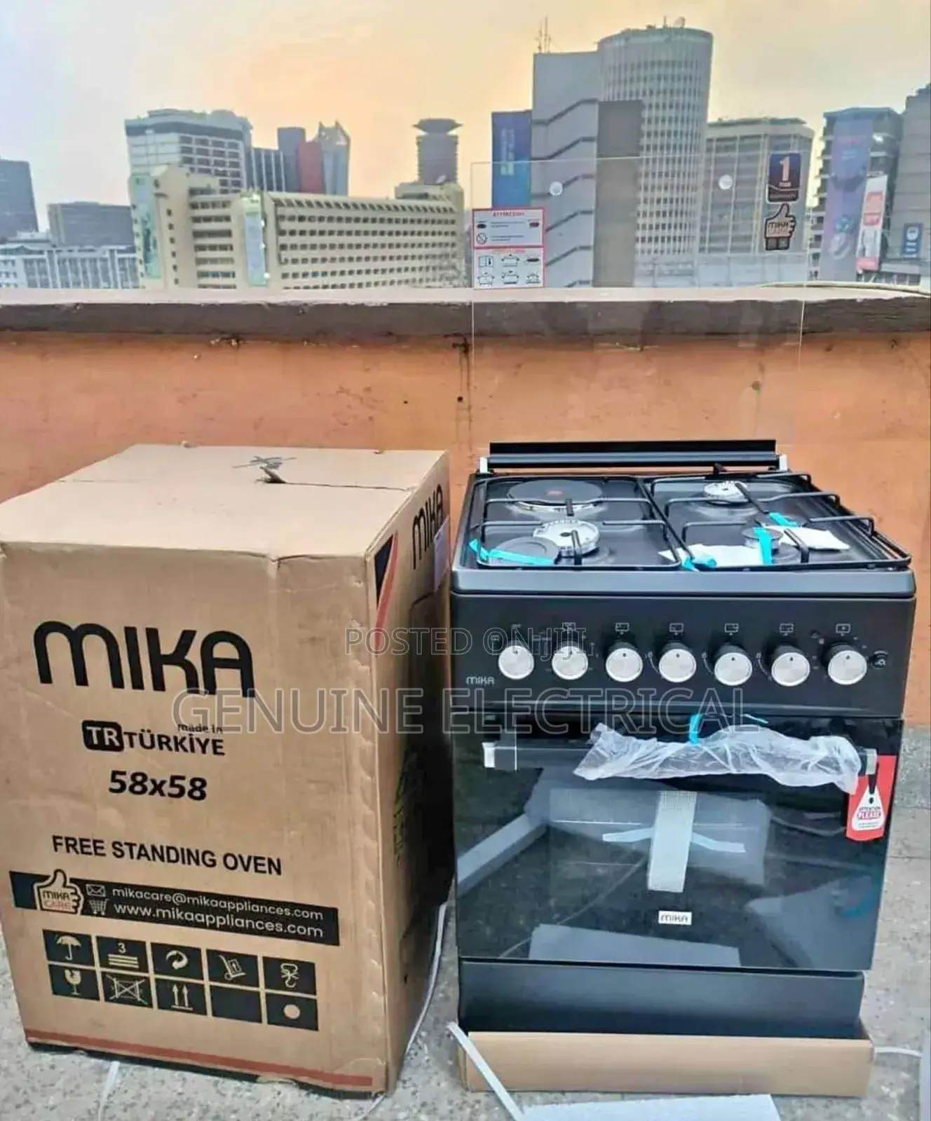 Brand New Mika 58 by 58 Standing Cooker
