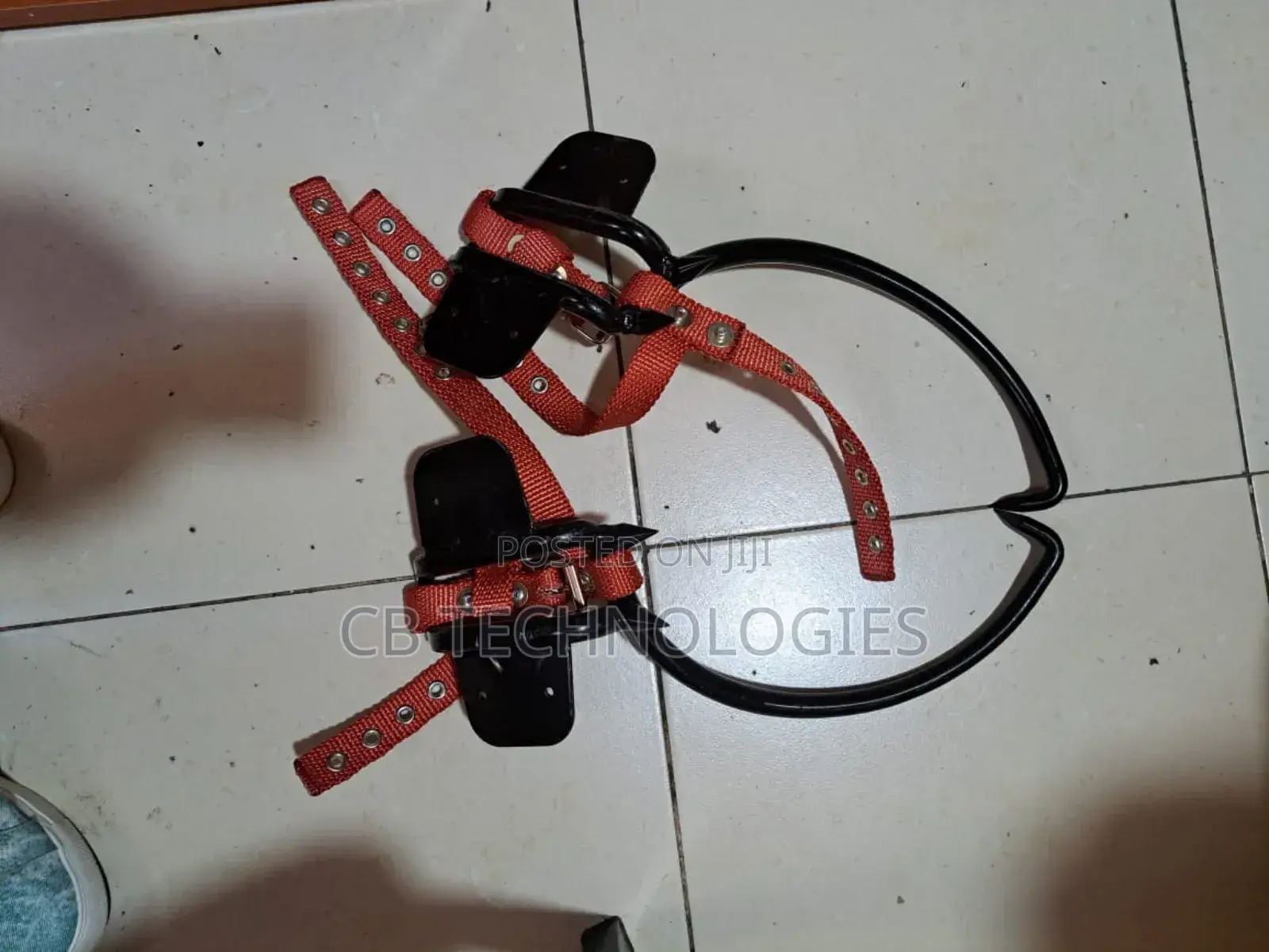 Wooden Climber With Straps