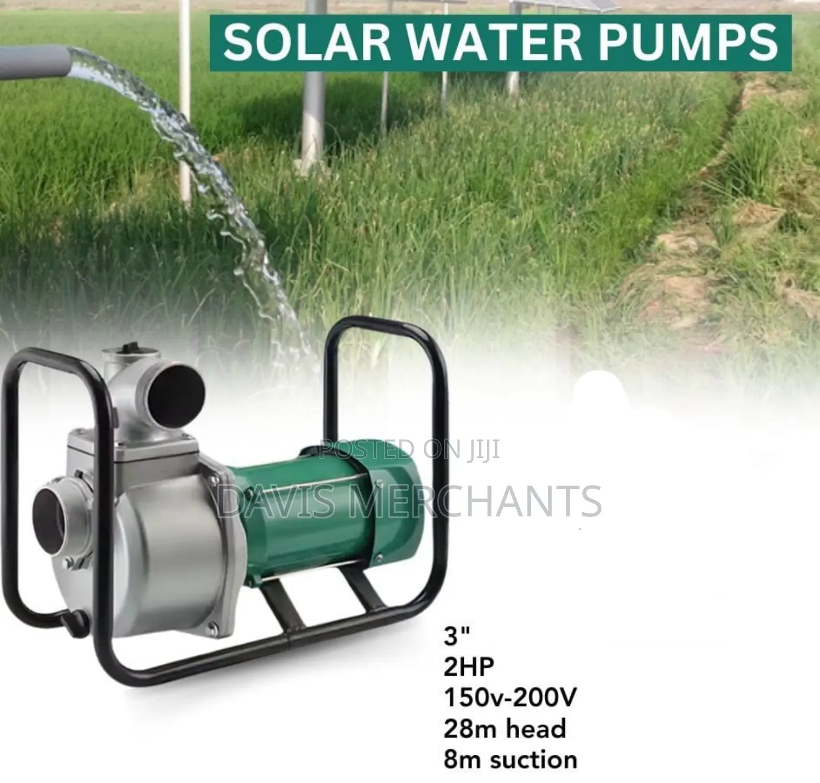 28m Head Solar Water Pump