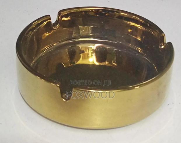 Ceramic Gold Ash Tray - thumbnail 2