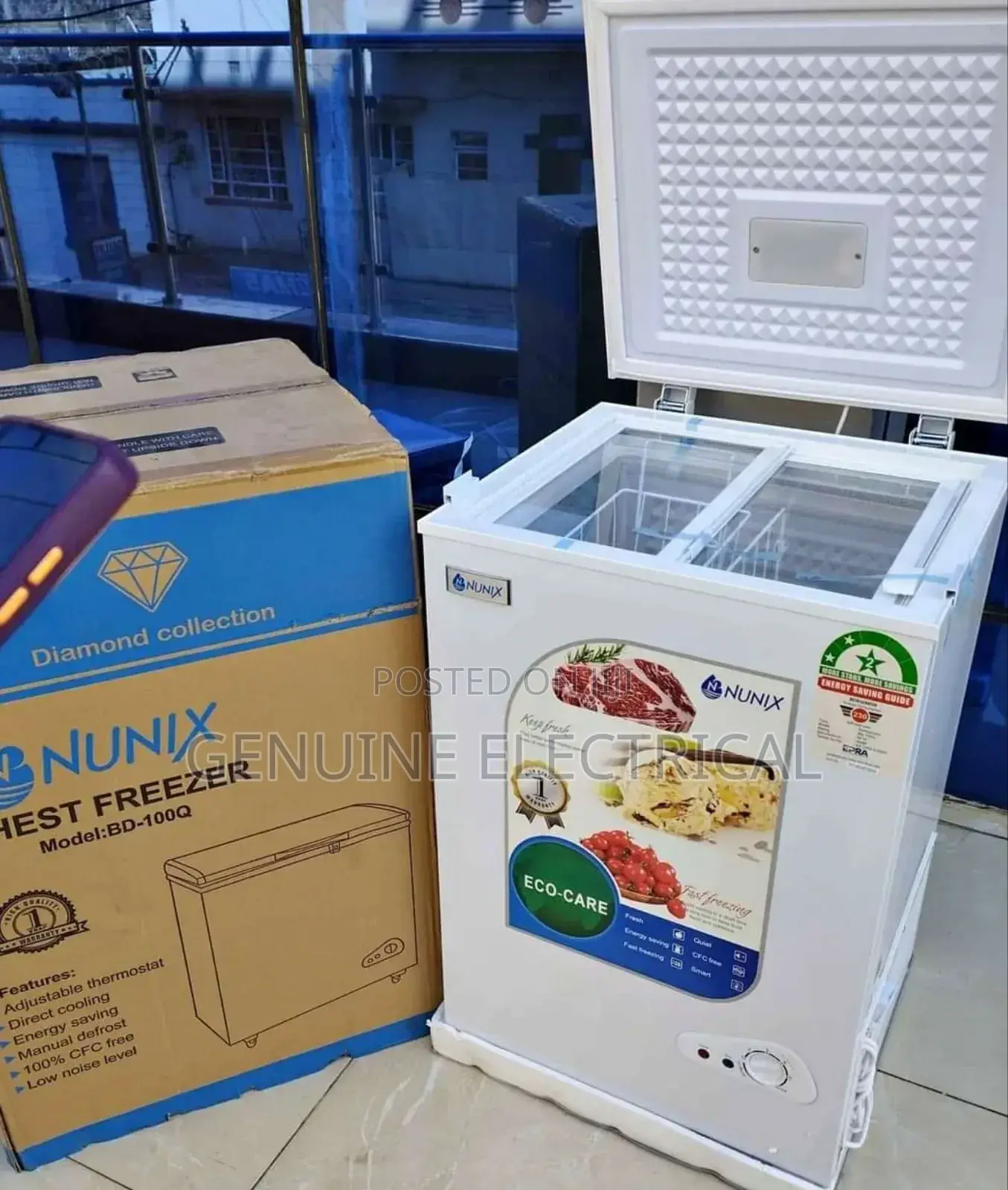 High Quality Nunix 100litre Freezer
