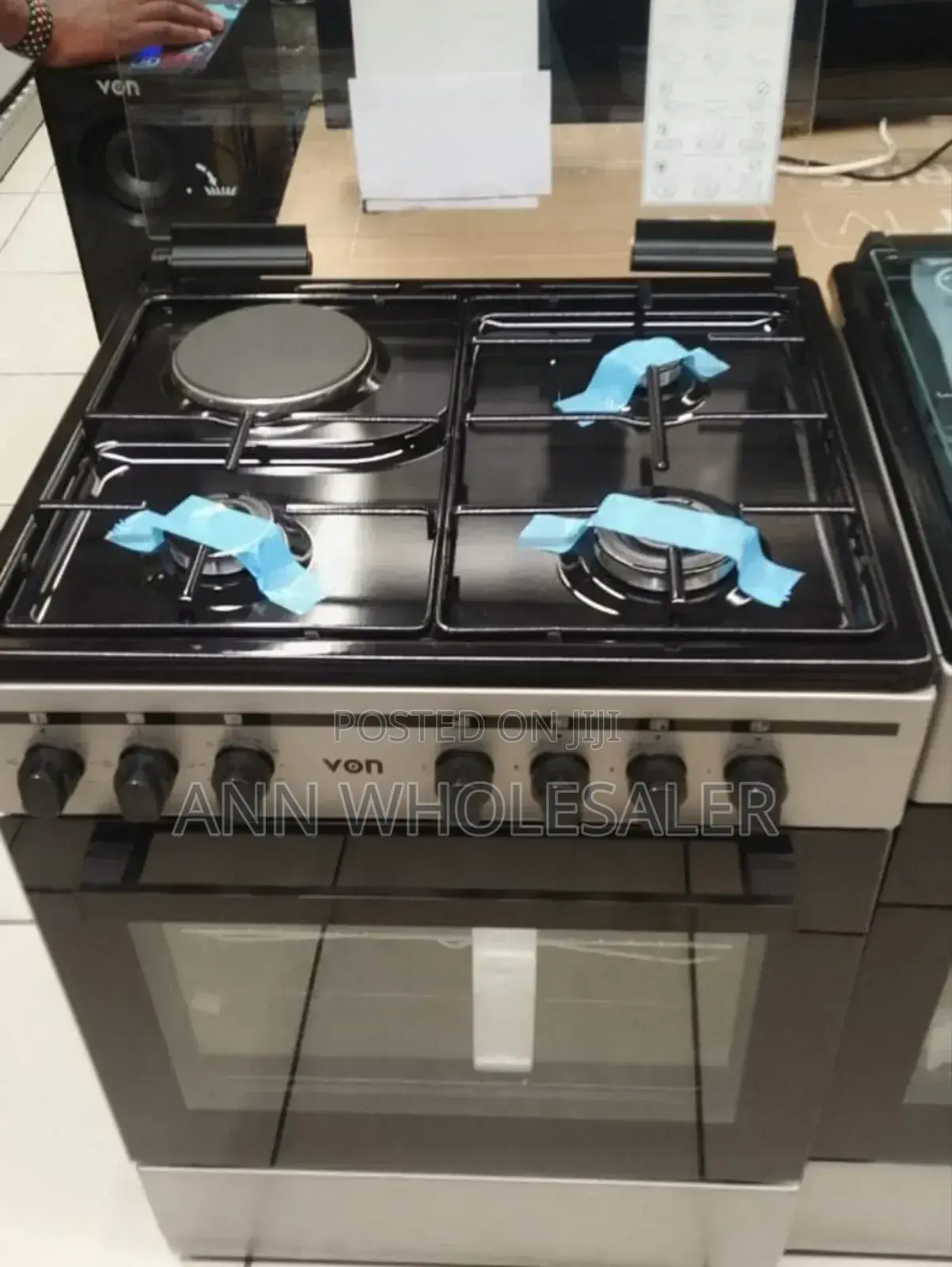 60*60 VON Cooker 3 Gas + 1 Electric Standing Cooker CS-5