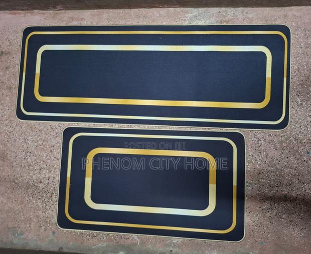 Plain Coloured Rubber Kitchen Mats