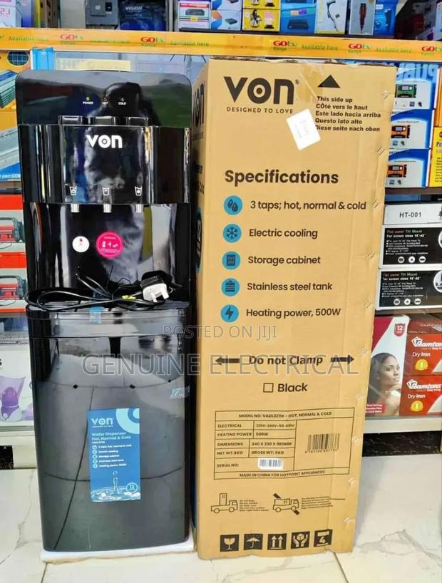 Brand New Von Black 3 Taps Dispenser
