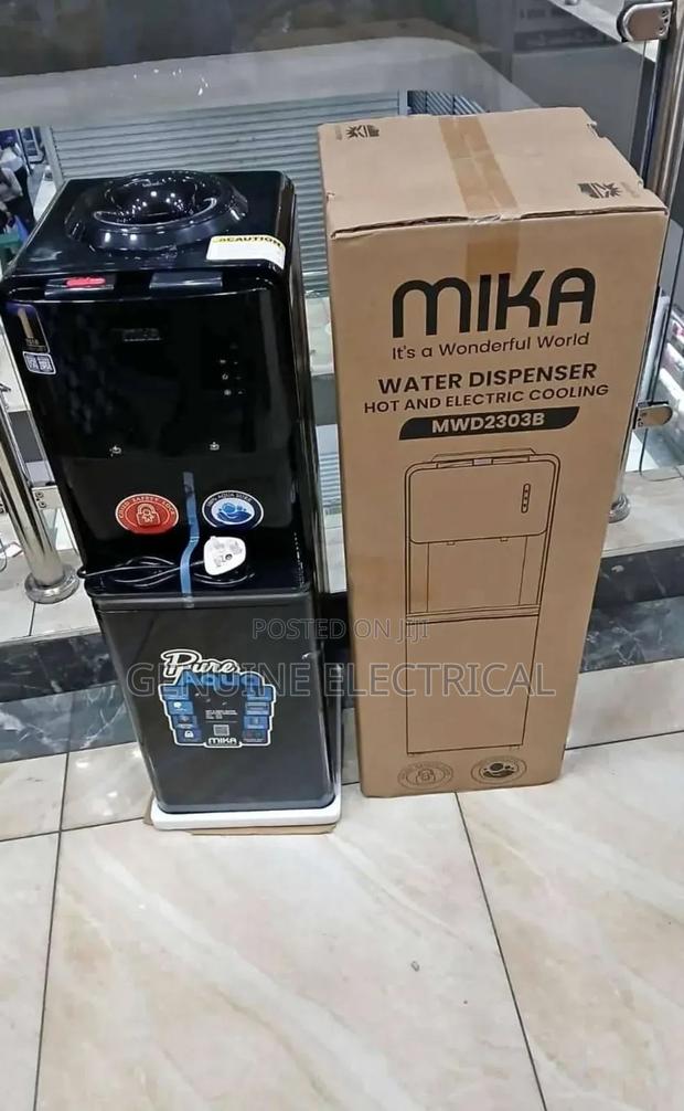 High Quality Mika Black Hot and Cold Dispenser