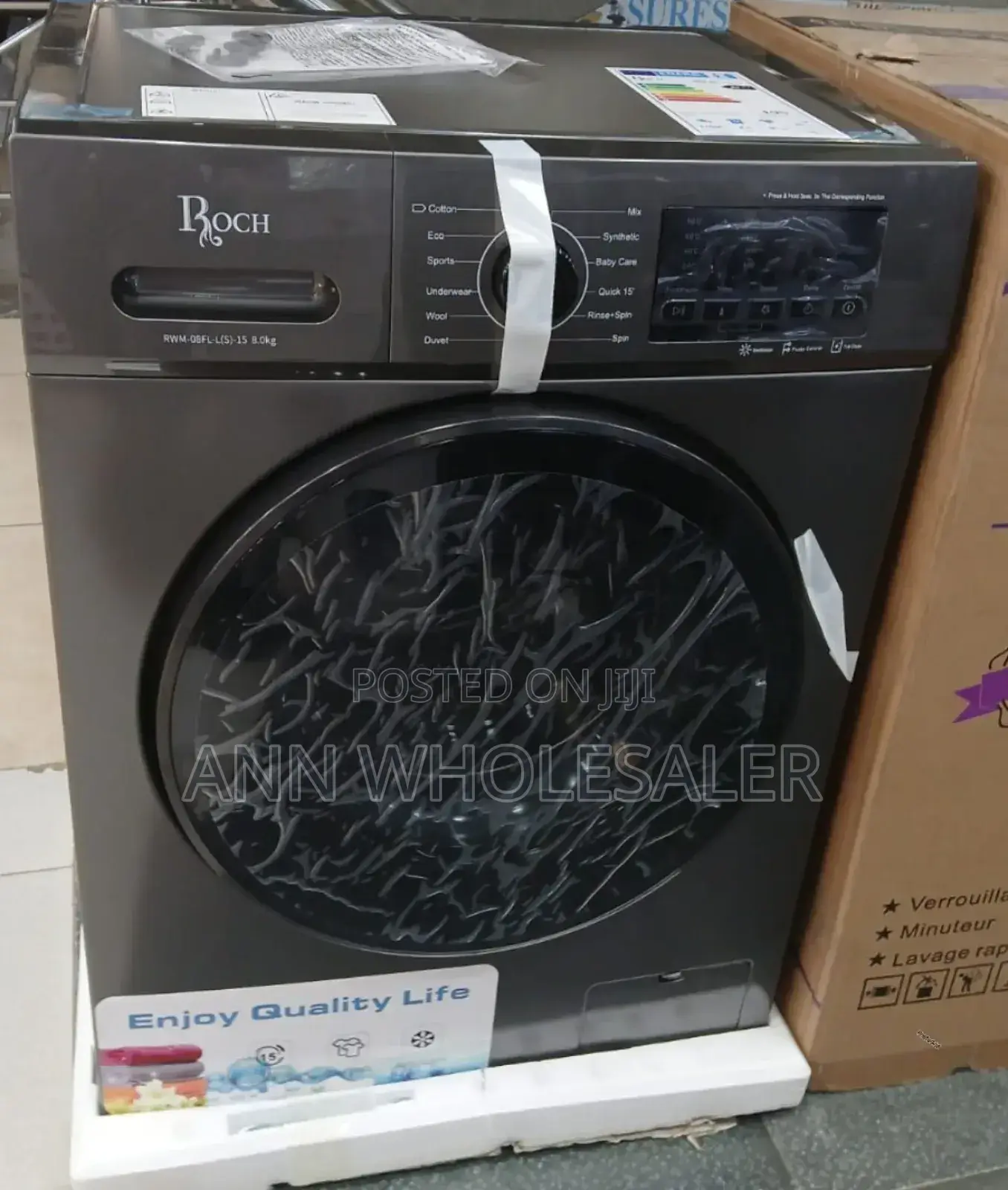 Roch 8kg Wash and Spin Front Load Washing Machine R-55