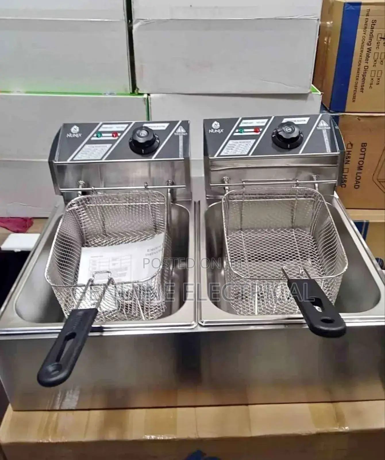 Brand New Nunix Double Fryer
