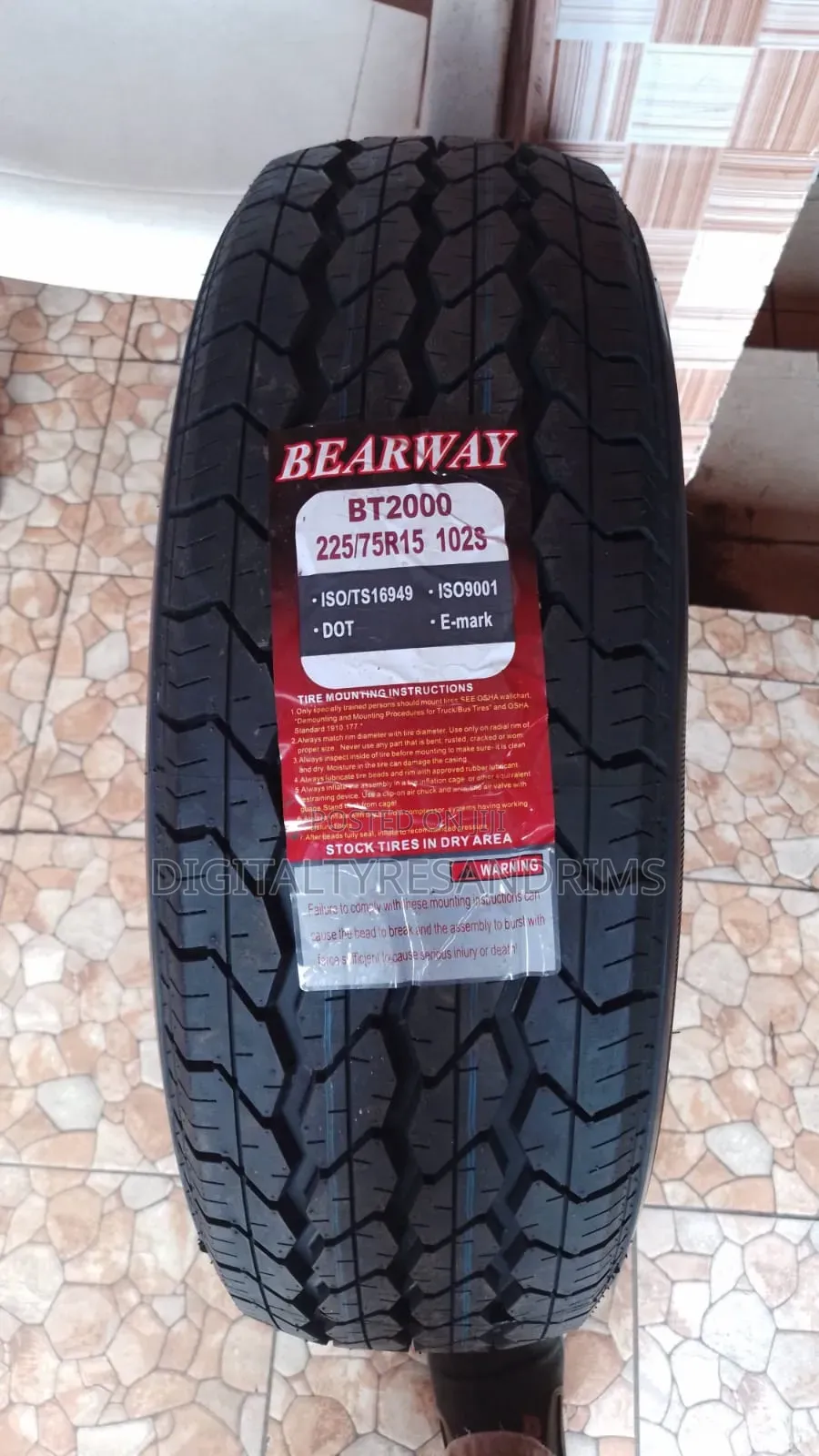 225/75r15 Bearway Tyres Brand New