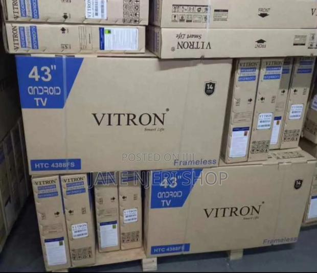 Vitron 43 Inches Android Tv Frameless New With Bluetooth - thumbnail 2
