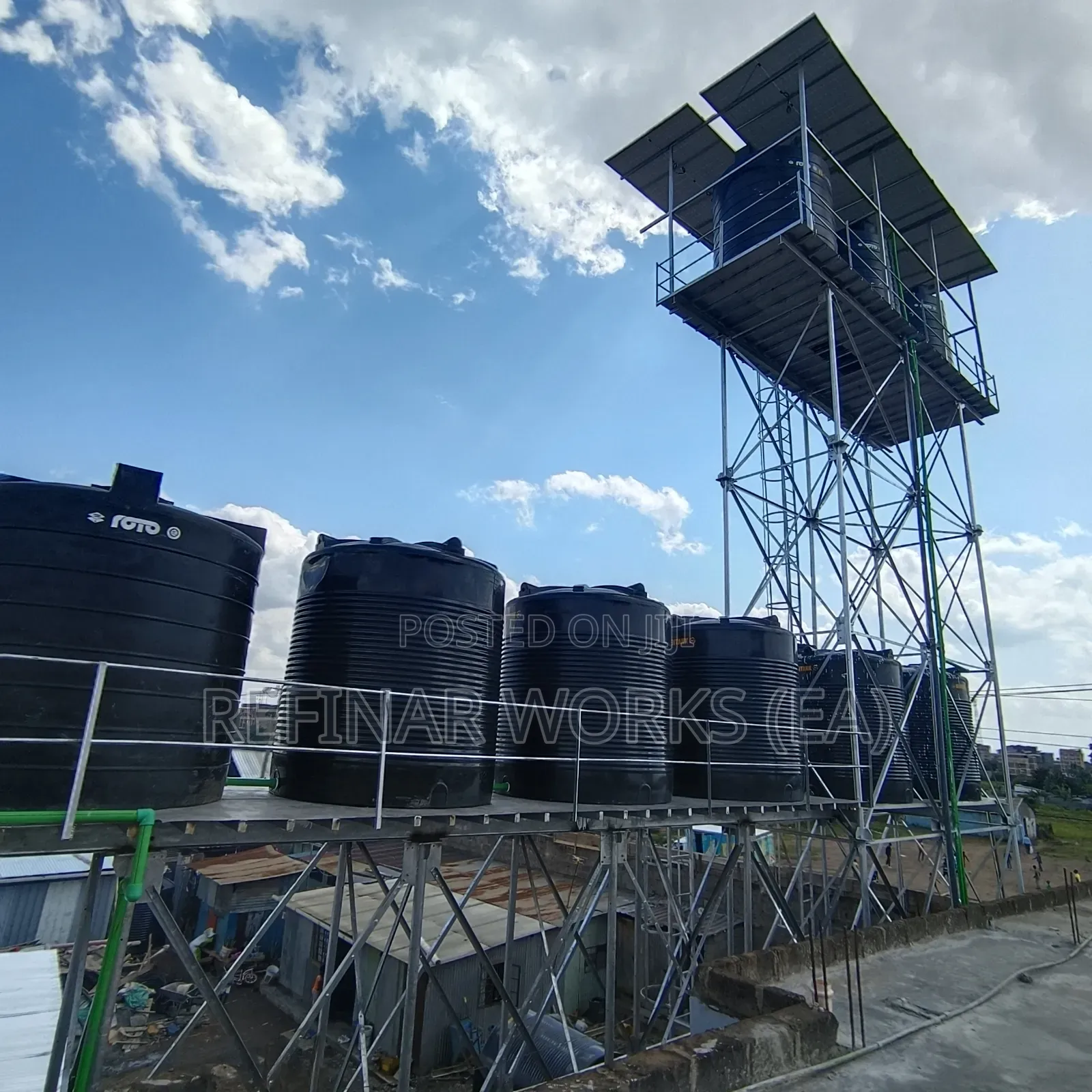 Water Tower Works And Water Pumping Solutions