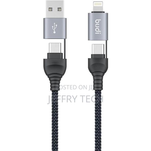 4-in-1 65w/20w PD Charge/Sync Cables DC225CL10B - thumbnail 3