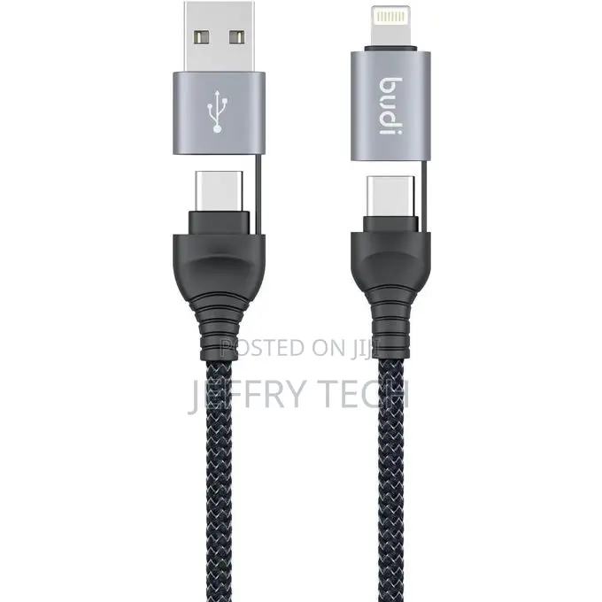 4-in-1 65w/20w PD Charge/Sync Cables DC225CL10B