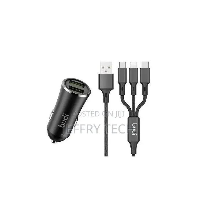 Budi Car Charger + Cable
