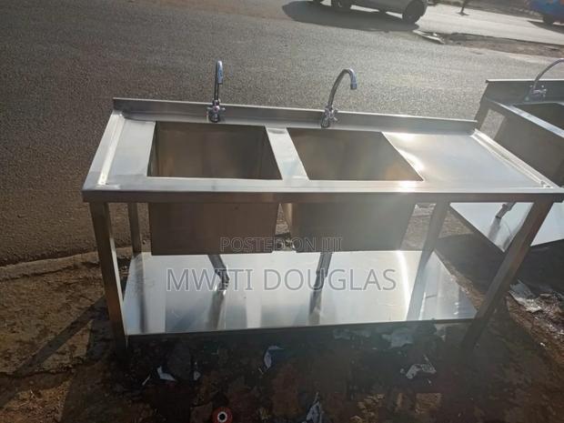 Users Friendly Hygienic Double Sink