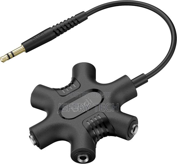 Multi-Headphone Splitter 3.5mm 5 Jack Adapter, Can Be Used - thumbnail 4