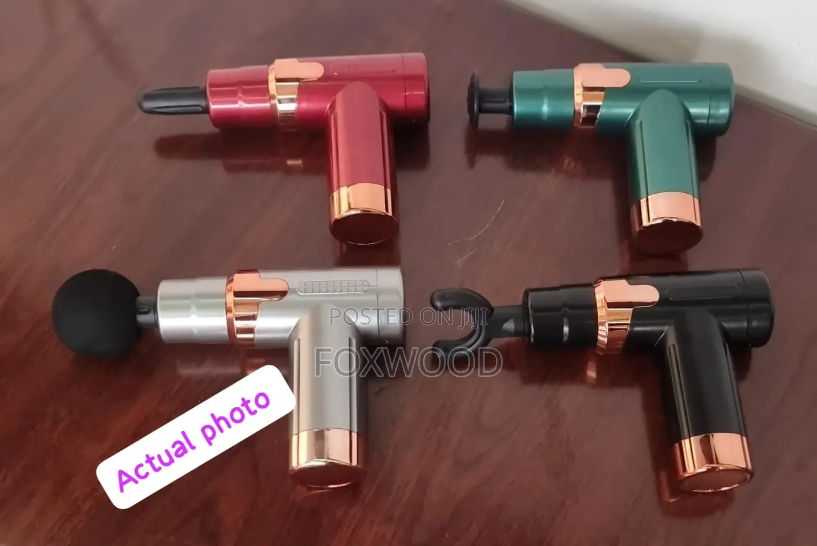 *Massage Gun - 6 Speed, 4 Head Options
