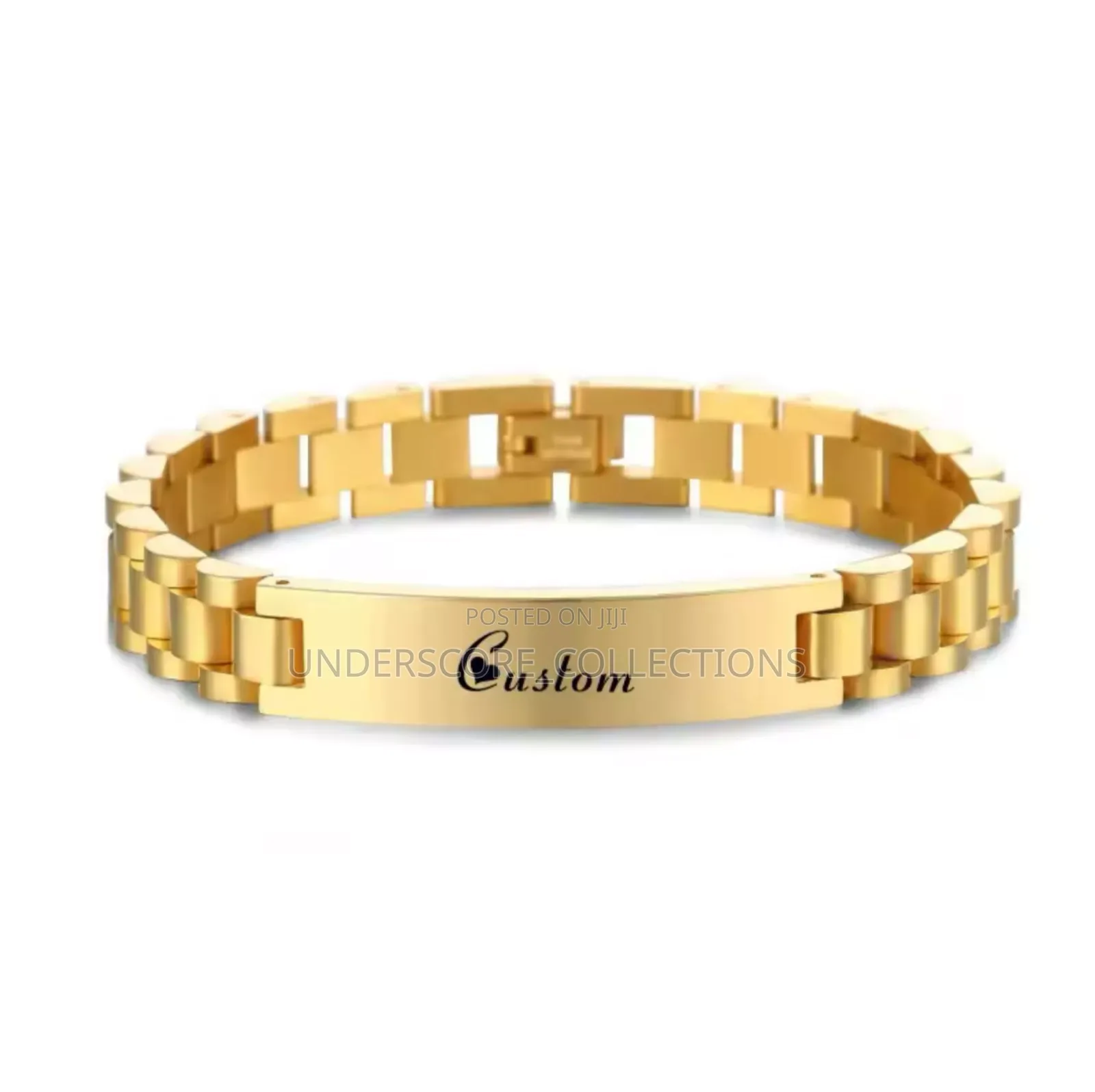 Gold Coated Engravable Bracelet