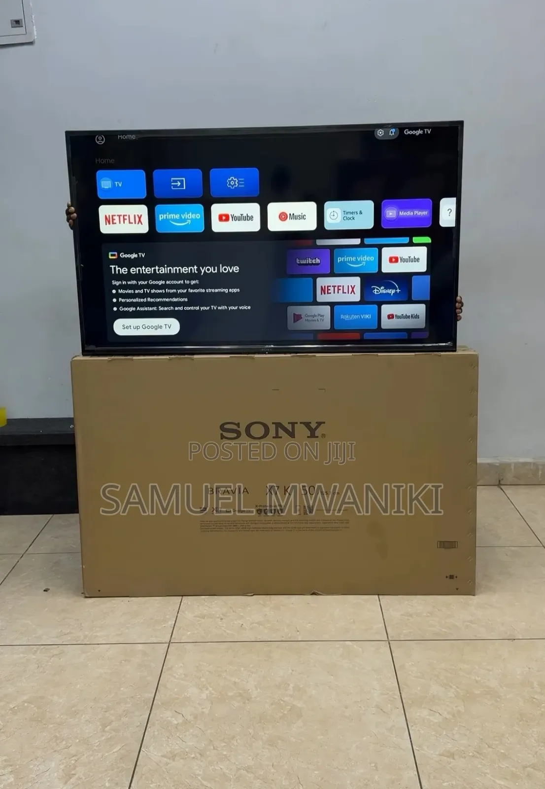 Sony Bravia 50′′ X75K UHD Google Tv