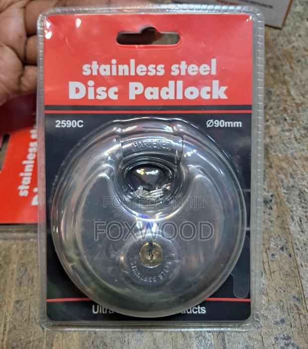 Stainless Steel Disc Padlock - thumbnail 2