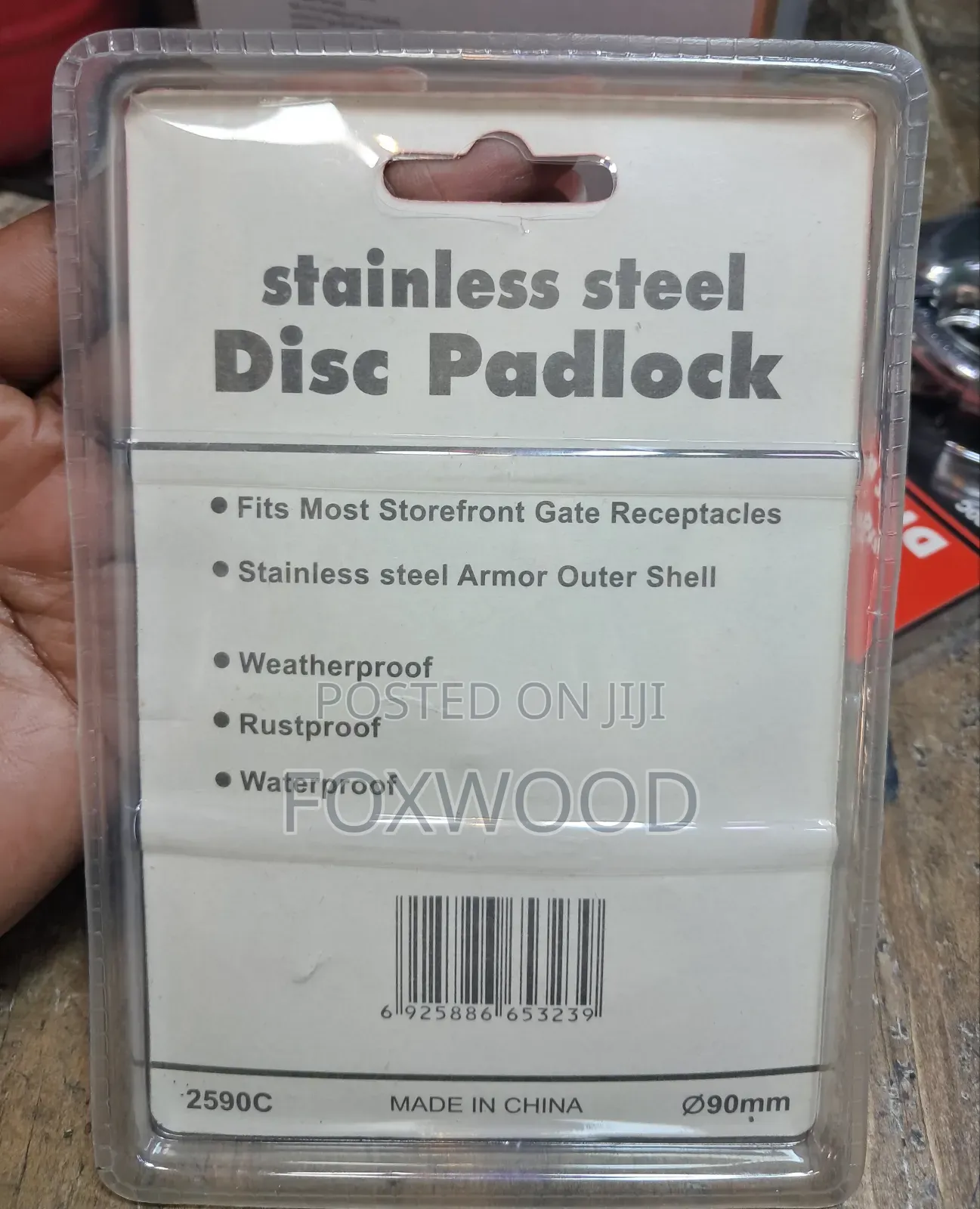 Stainless Steel Disc Padlock