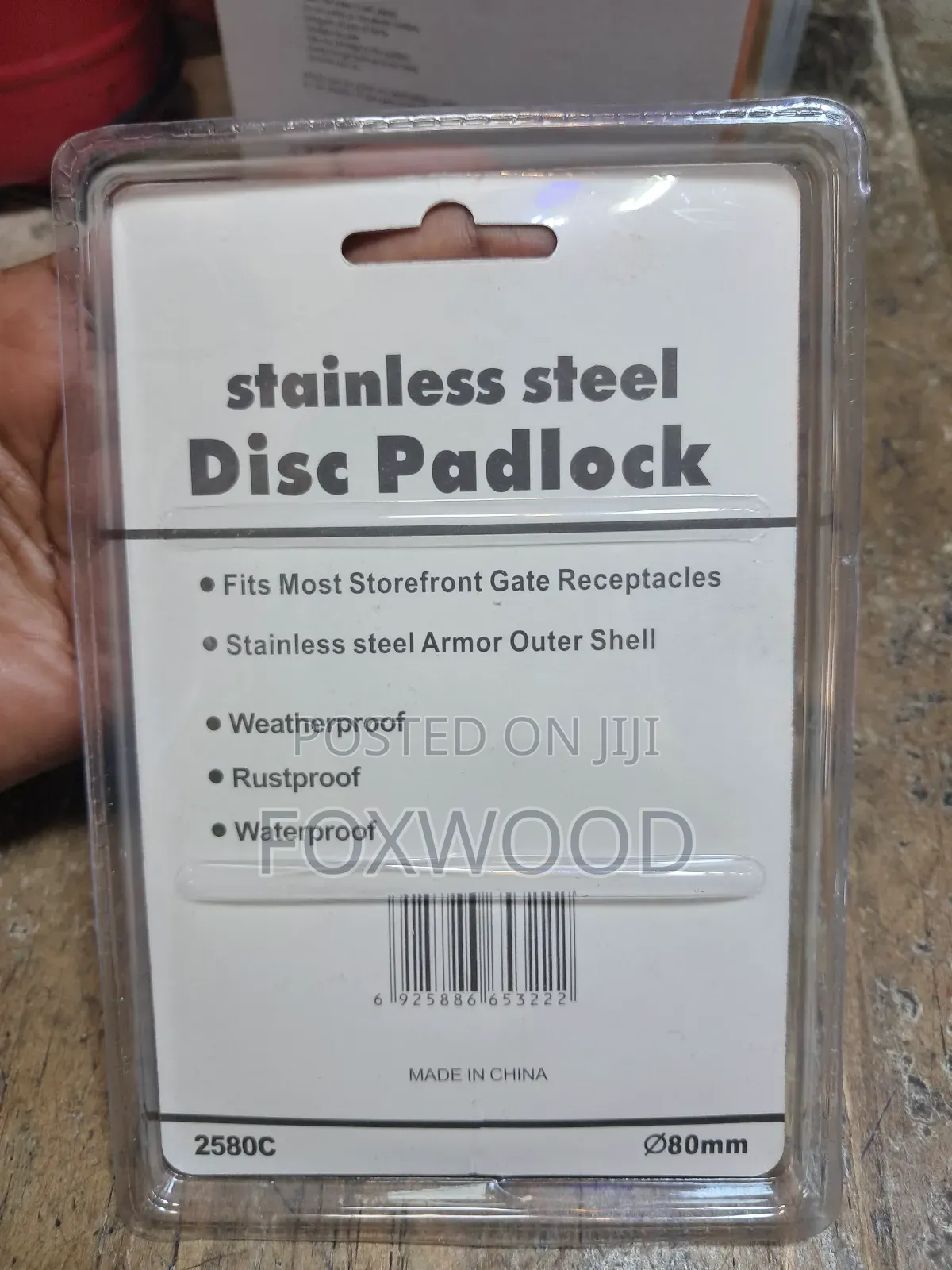 Stainless Steel Disc Padlock