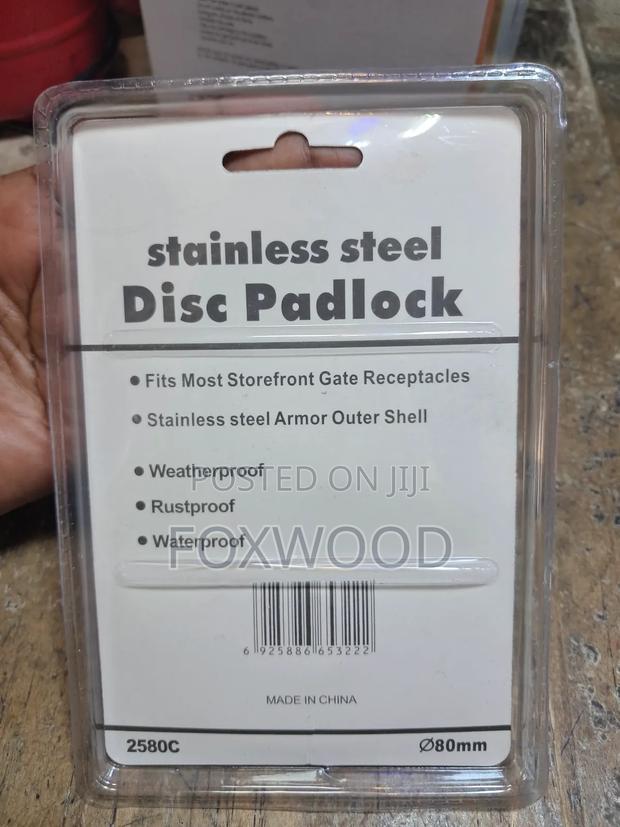 Stainless Steel Disc Padlock - thumbnail 5