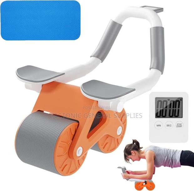 2 Elbow Pad Automatic Rebound Healthy Abdominal Wheel - main view