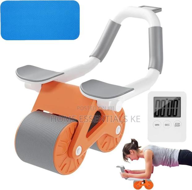 2 Elbow Pad Automatic Rebound Healthy Abdominal Wheel