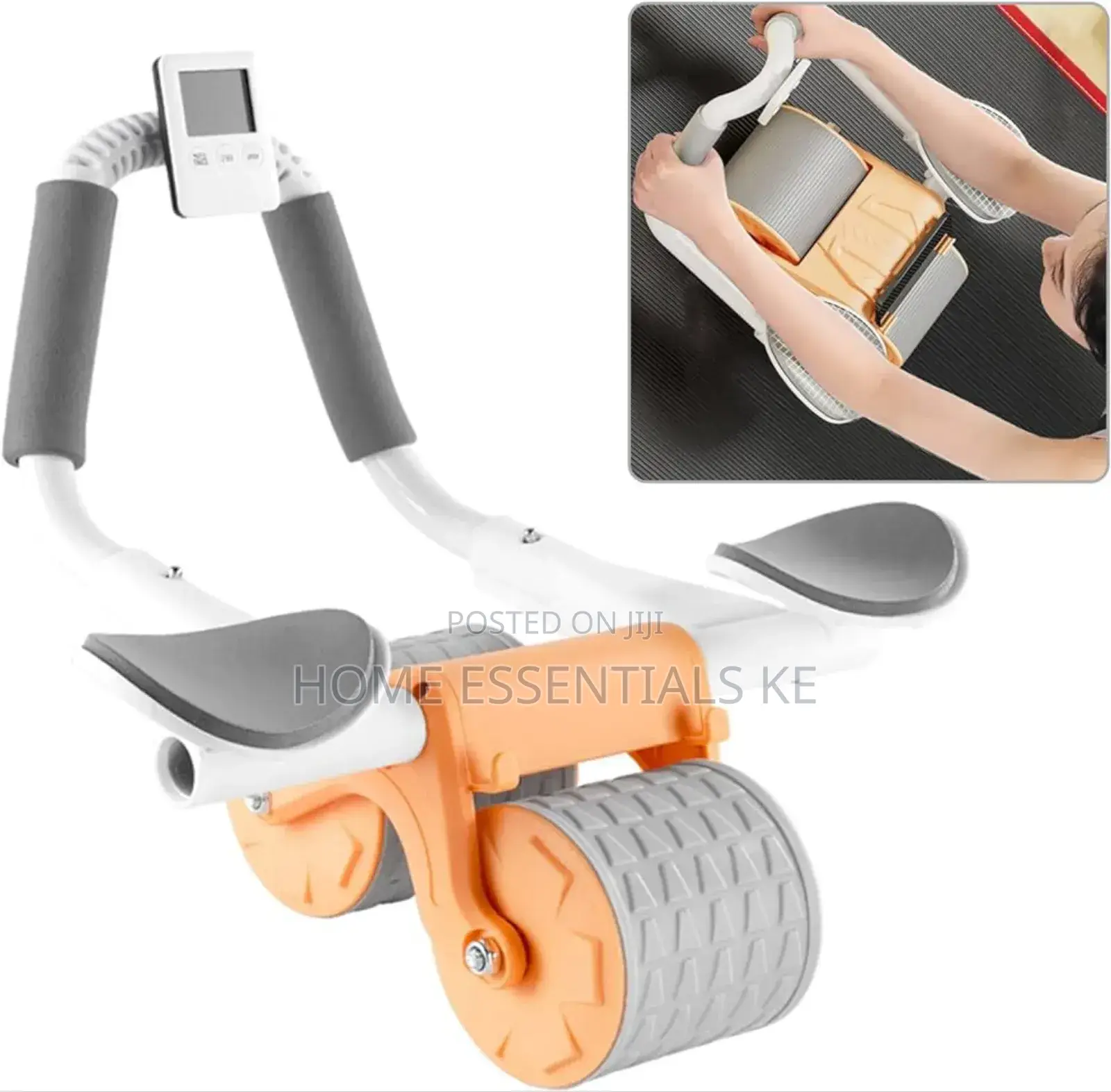 2 Elbow Pad Automatic Rebound Healthy Abdominal Wheel