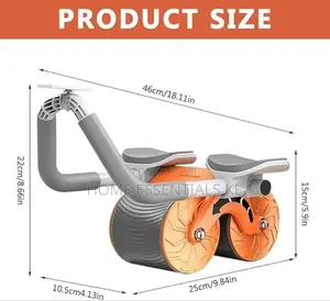 2 Elbow Pad Automatic Rebound Healthy Abdominal Wheel