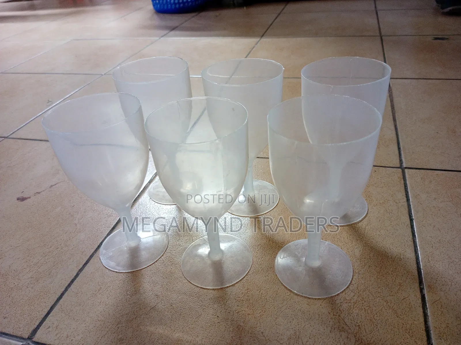 Plastic Wine Glass/6pc Clear Plastic Wine Glass