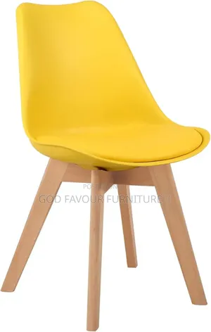 Yellow Wooden Leg Chairs Rd9ye