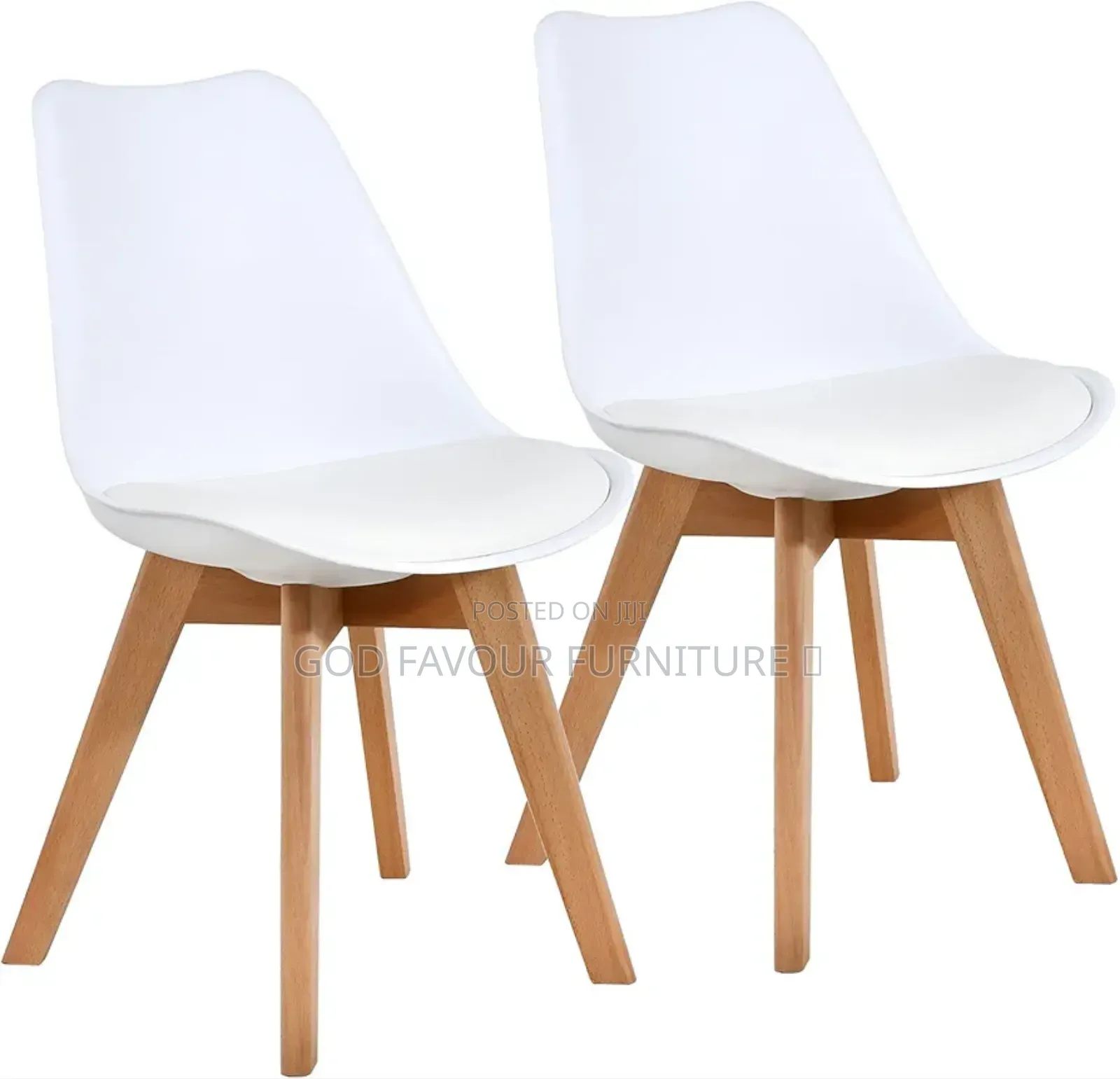 Unique White Wooden Leg Chair Yg9wc
