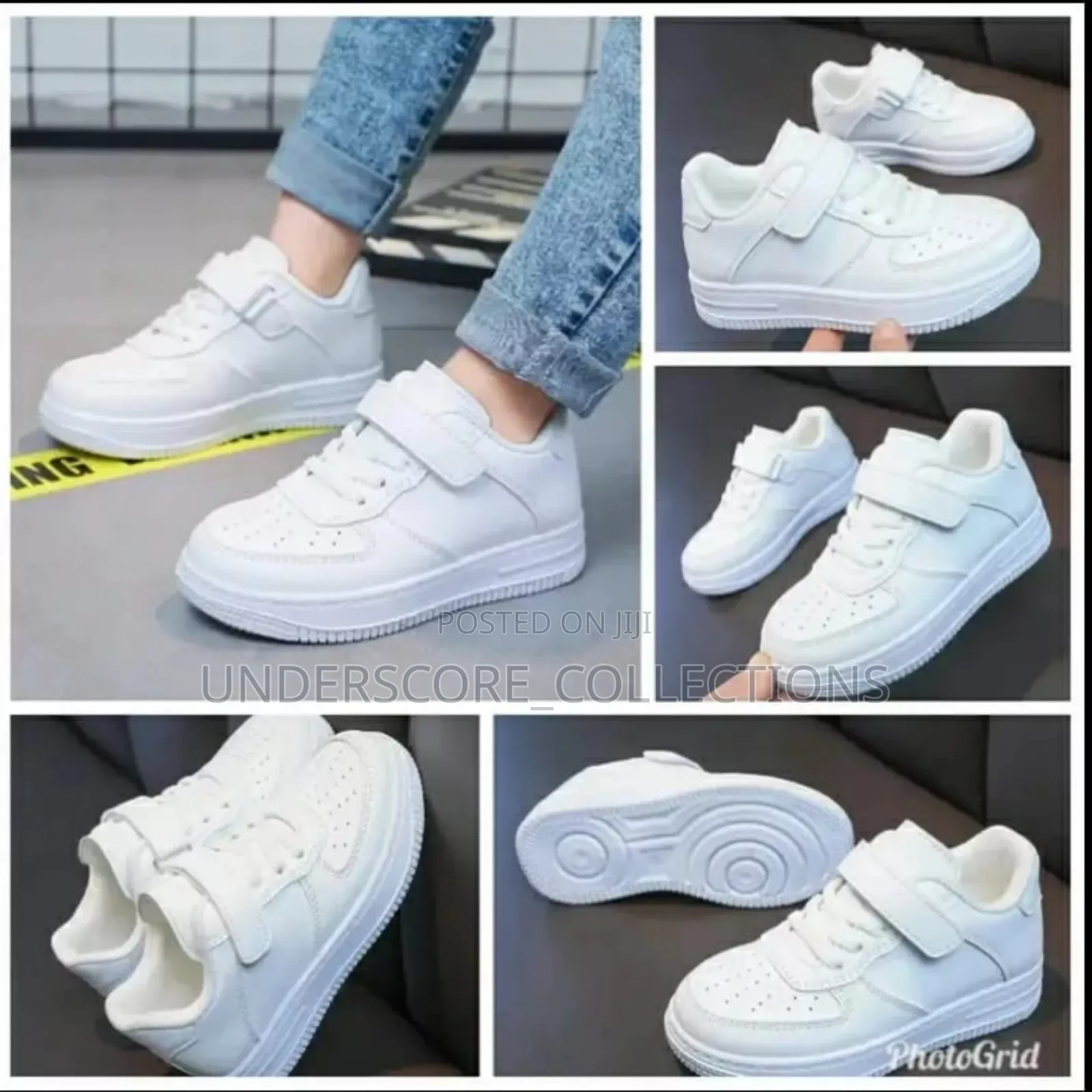Kids White Sneaker Shoes