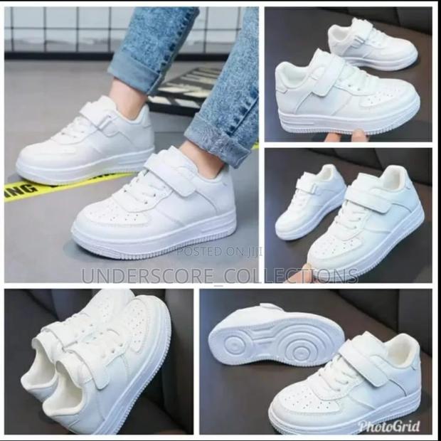 Kids White Sneaker Shoes - thumbnail 2