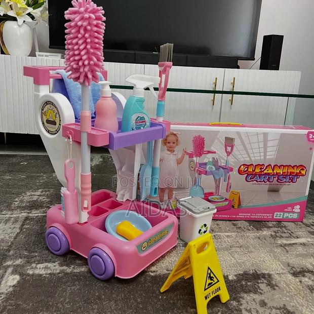 Cleaning Cart Toy - main view