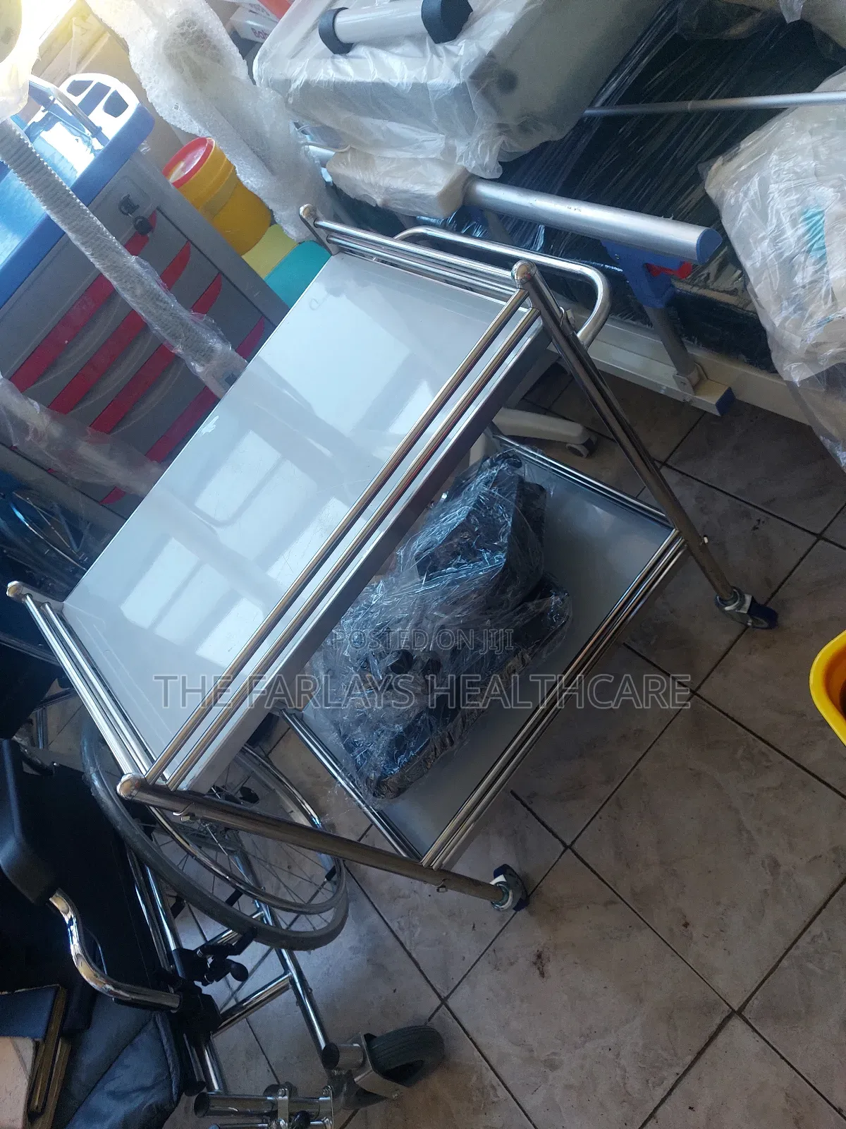 Medical Trolley Stainless Steel- Instrument Trolley